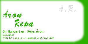 aron repa business card